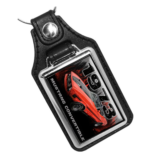 KR-1939 Key Ring - Classic 1973 Ford Mustang Convertible