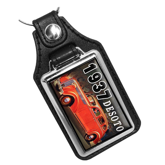 KR-1946 Key Ring - Classic 1937 DeSoto Four Door Sedan