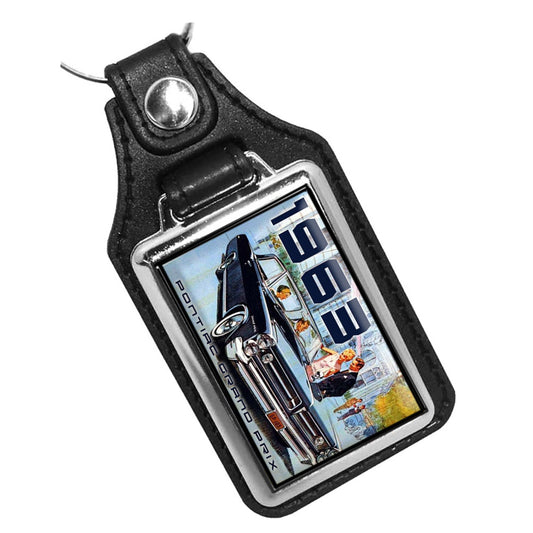KR-1949 Key Ring - Classic 1963 Pontiac Grand Prix Muscle Car