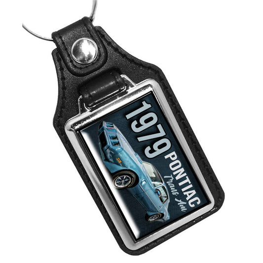 KR-2050 Key Ring - Classic 1979 Pontiac Firebird Trans Am Blue