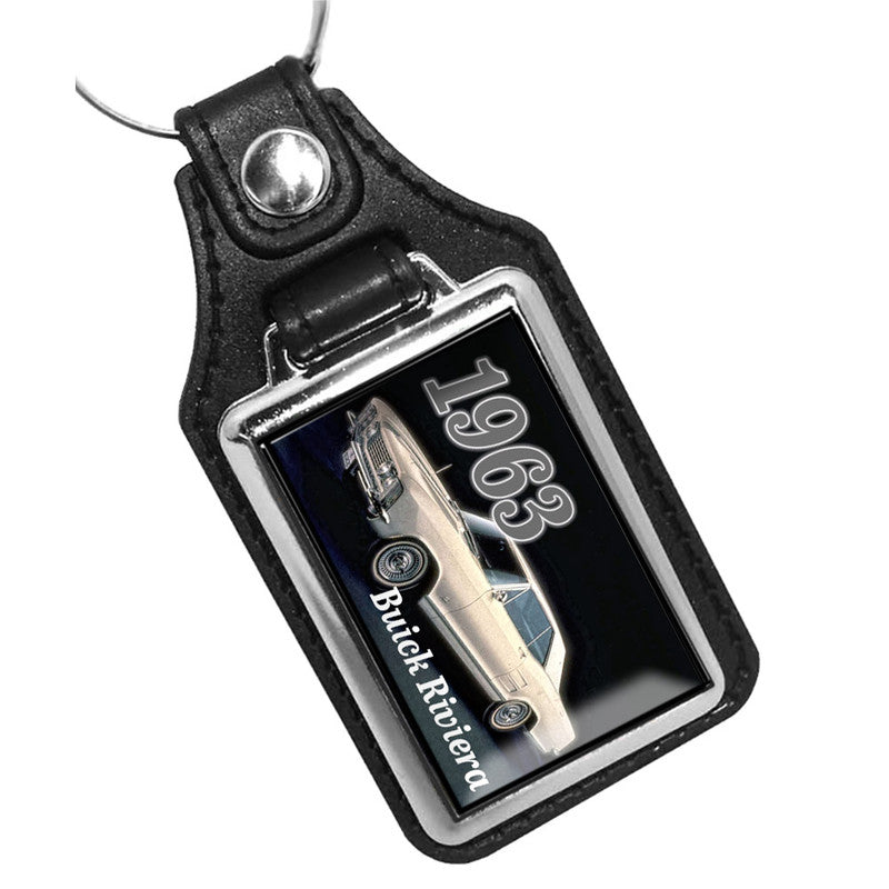 KR-2159 Key Ring - Classic 1963 Buick Riviera Beige