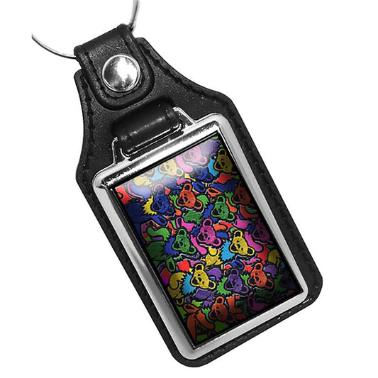 KR-224 Key Ring - Gratefull Dead Colorful Dancing Bears