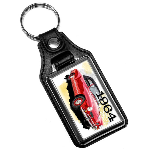 KR-275-1 Key Ring - 1964 Classic Karmann Ghia Sports Car