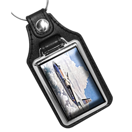 KR-285 Key Ring - Piedmont Airlines Vintage Prop Airplane