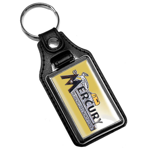 KR-3023-1 Key Ring  - Classic Mercury Travel Trailer Design