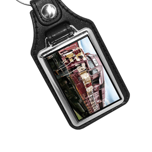 KR-3227 Key Ring - Wisconsin Central Train Locomotive