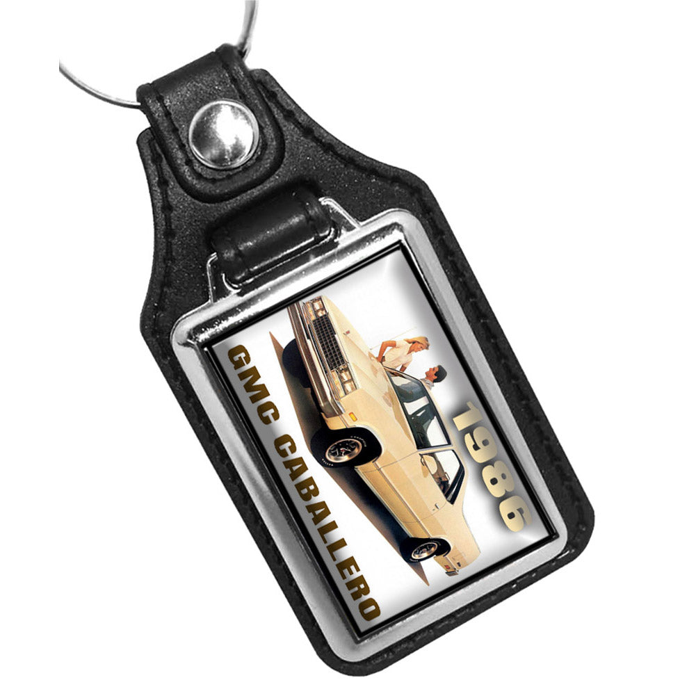 KR-3309 Key Ring - Classic 1986 GMC Caballero Pick Up Truck
