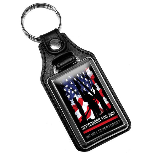 KR-332 Key Ring - Sept 11 Firefighter Memorial