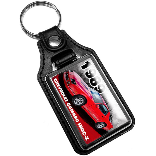 KR-3323-1 Key Ring - Classic 1989 Camaro Red IROC-Z