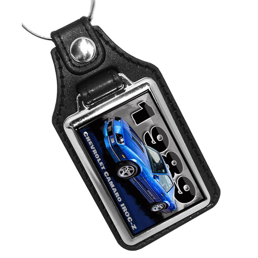 KR-3323 Key Ring - Classic 1989 Camaro Blue IROC-Z