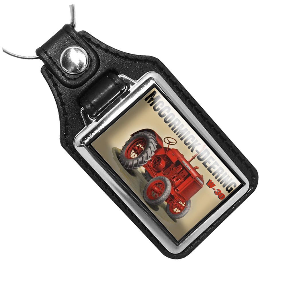 KR-3350 Key Ring - Classic Farm Tractor Red McCormick Deering W-30