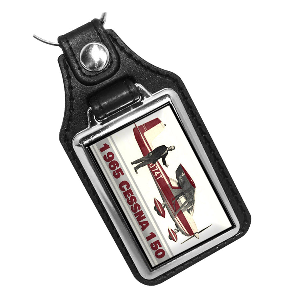 KR-3356 Key Ring - Classic 1965 Cessna 150 Airplane