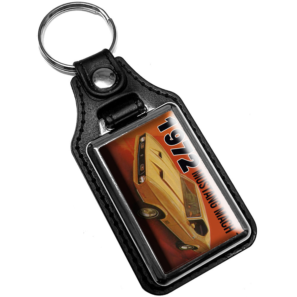 KR-3385 Key Ring - Classic 1972 Mustang Mach One Muscle Car