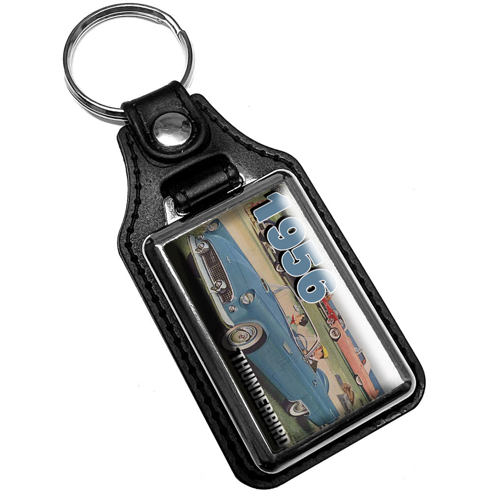 KR-3388 Key Ring - Classic 1956 Ford Thunderbird Convertible
