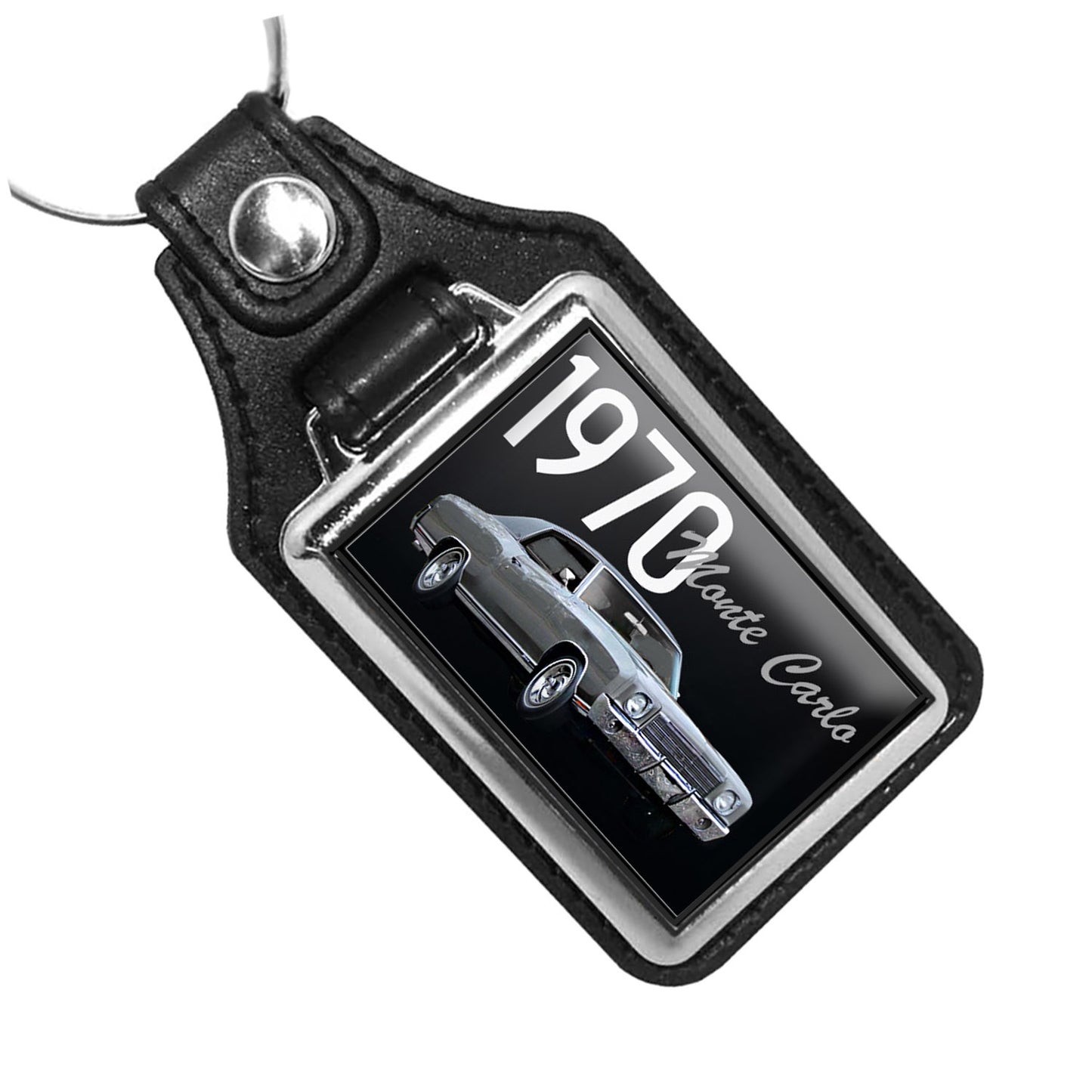 KR-3397 Key Ring - Classic 1970 Monte Carlo Muscle Car Design