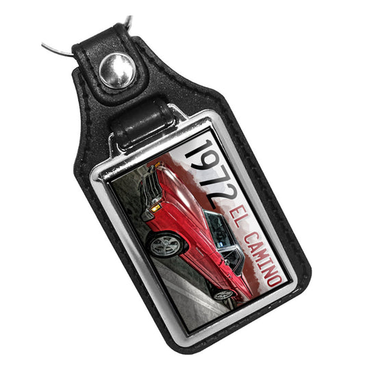 KR-3398 Key Ring - Classic 1972 El Camino Pick Up Truck Design
