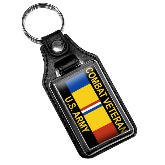 KR-343 Key Ring - US Army Combat Veteran Ribbon