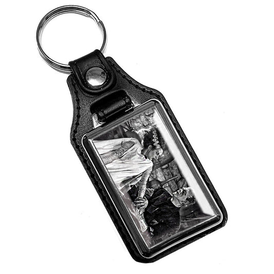 KR-350 Key Ring - Horror Movie Frankenstein and Bride