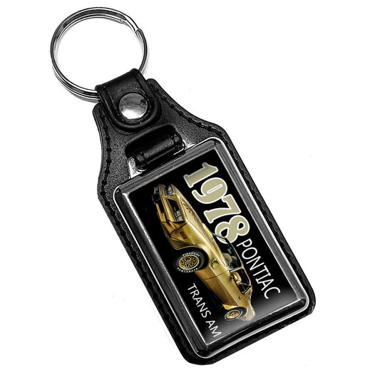 KR-393 Key Ring - Classic 1978 Pontiac Gold Trans Am