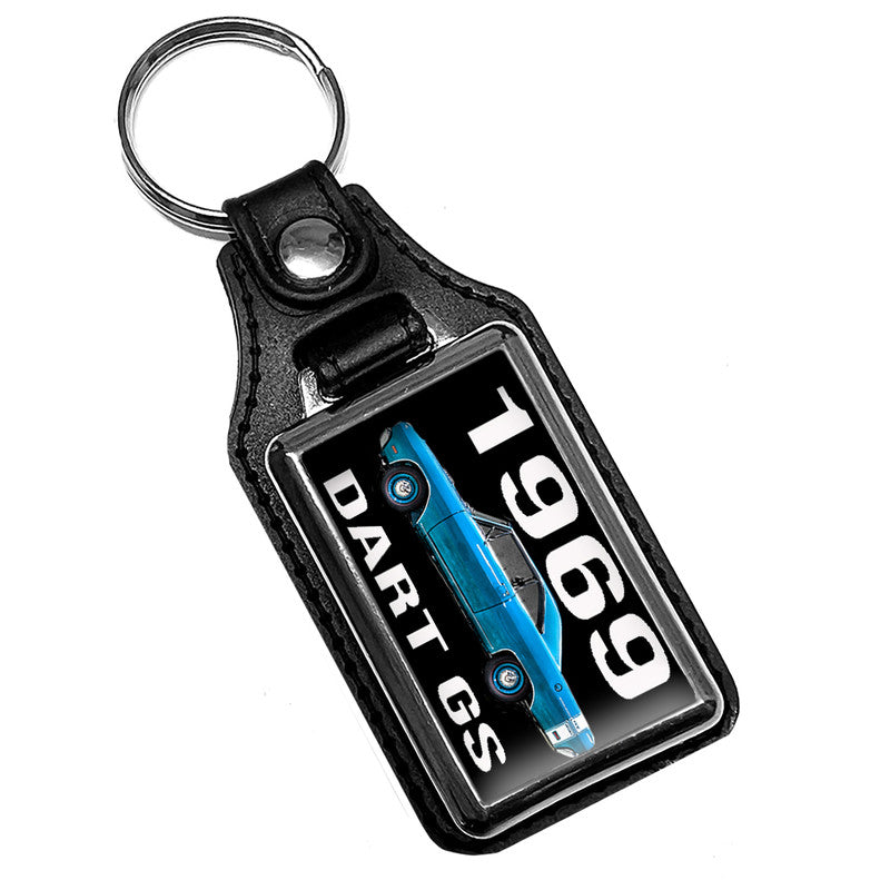 KR-397 Key Ring - Classic 1969 Dart GS Muscle Car Design