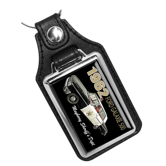 KR-404 Key Ring - Mayberry 1962 Ford Galaxie Patrol Car
