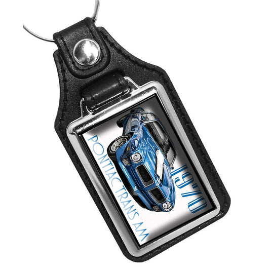 KR-419 Key Ring - Classic 1970 Pontiac Trans Am Blue
