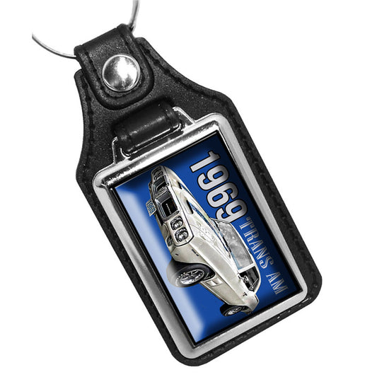 KR-420 Key Ring - Classic 1969 Pontiac Trans Am White