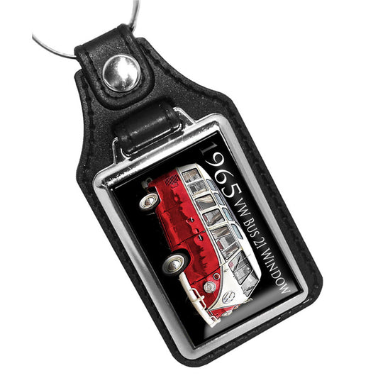 KR-425 Key Ring - 1965 Classic 21 Window Bus VW