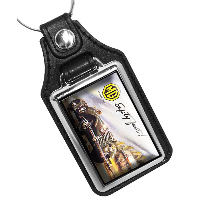 KR-440 Key Ring - Classic MG Sports Car Safety First