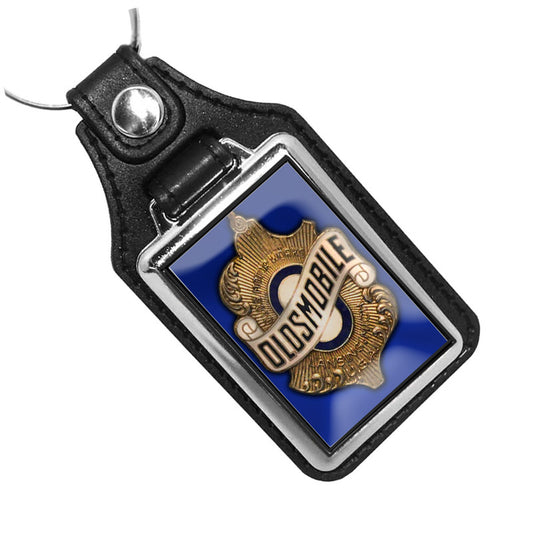 KR-462 Key Ring - Vintage Oldsmobile Radiator Emblem Design