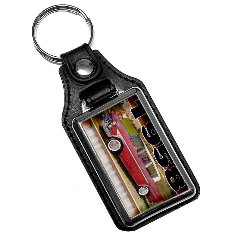 KR-492 Key Ring - 1958 Classic Red Rambler Rebel