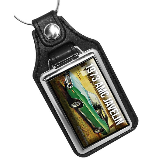 KR-553 Key Ring - Classic 1973 AMC Javelin Muscle Car