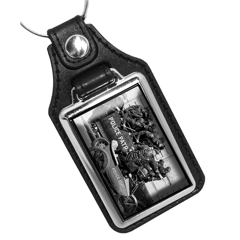 KR-559 Key Ring - Classic Keystone Cops In Pursuit