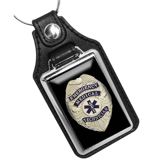 KR-575 Key Ring - EMT Emergency Medical Technician Badge