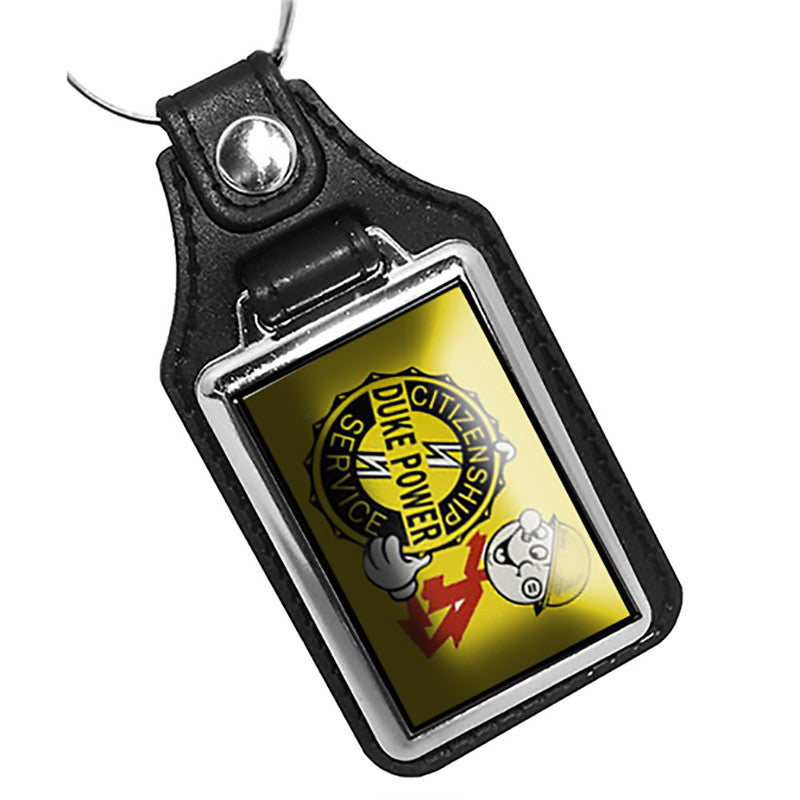 KR-585 Key Ring - Vintage Reddy Kilowatt Cartoon Design