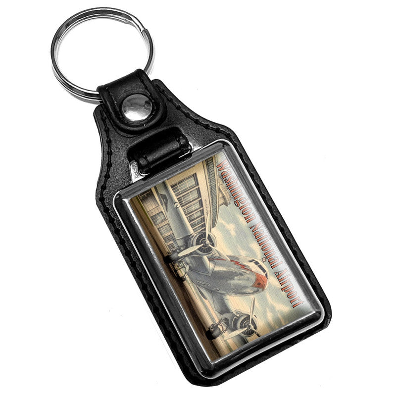 KR-609 Key Ring - Vintage Washington National Airport