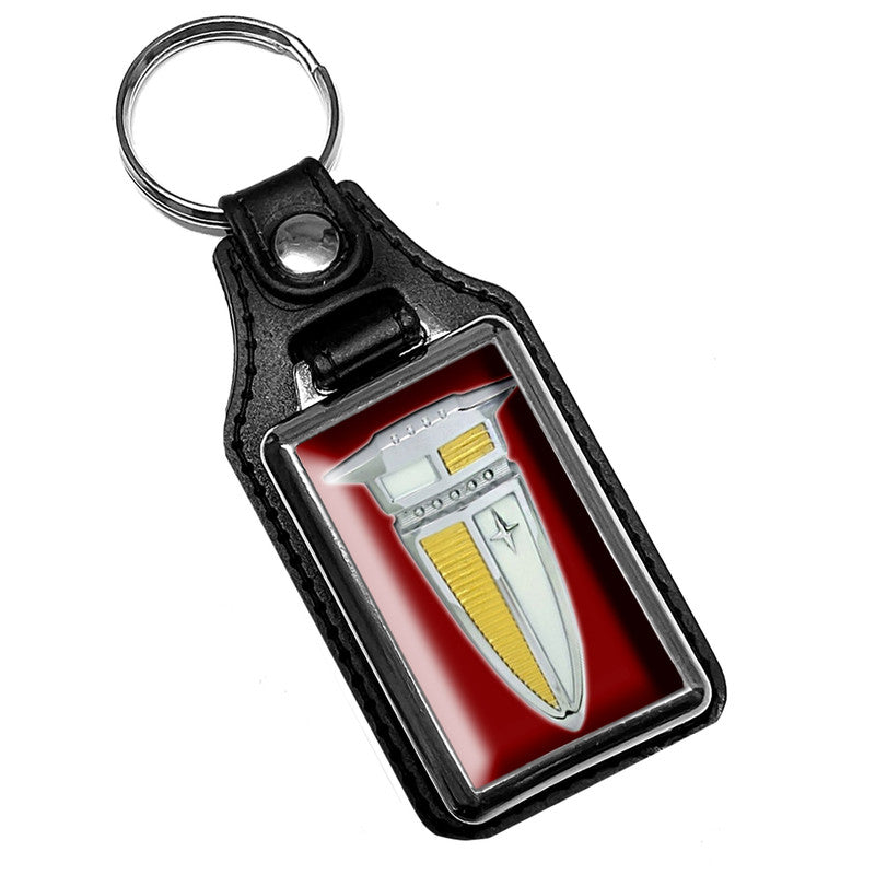 KR-639 Key Ring -Classic 1960 Pontiac Bonneville Emblem