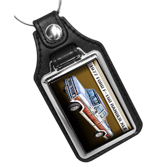 KR-652 Key Ring - Classic 1977 Ford F-150 Ranger XLT Truck