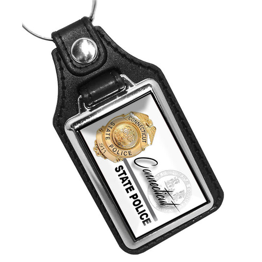 KR-669 Key Ring - Connecticut State Police Law Enforcement