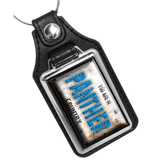 KR-775 Key Ring - You Are In Panther Country Sign Design