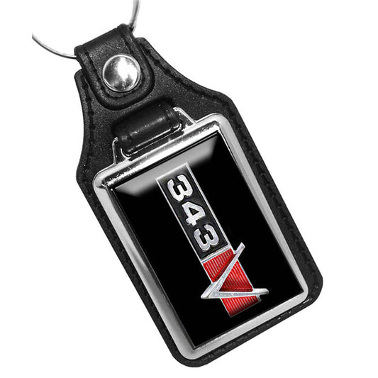 KR-799 Key Ring - Classic American Motors 1968-1969 343 V Engine
