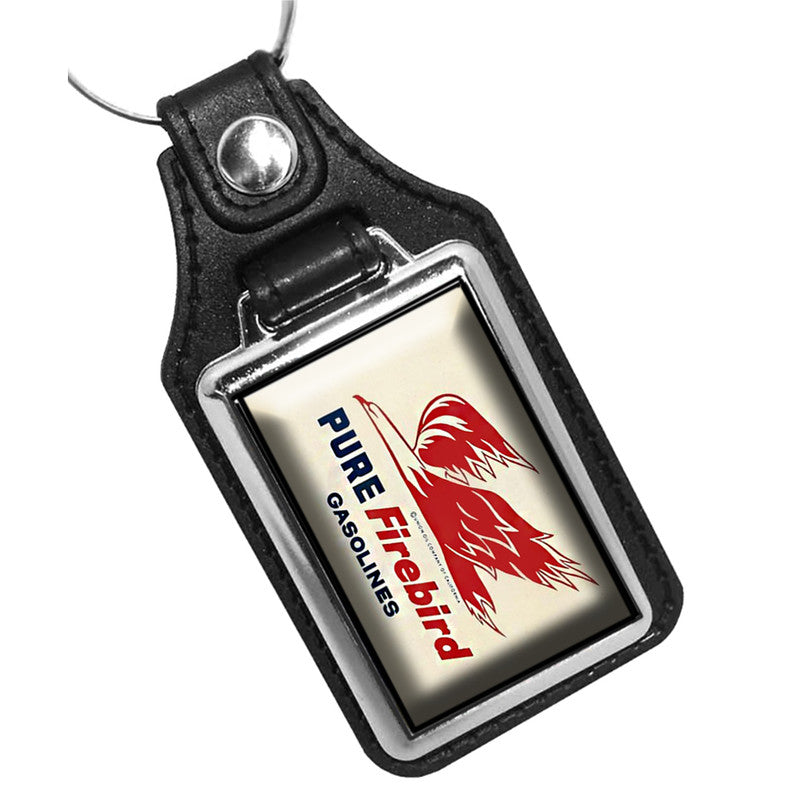 KR-812 Key Ring - Vintage Pure Oil Firebird Gasoline Design