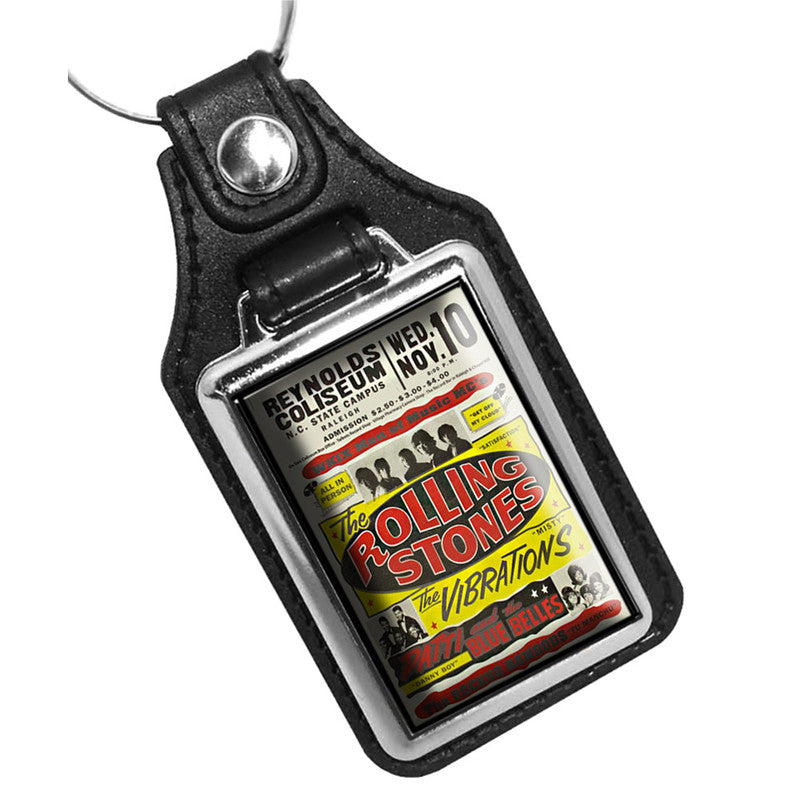 KR-832 Key Ring - Vintage Rolling Stones Concert Poster Design