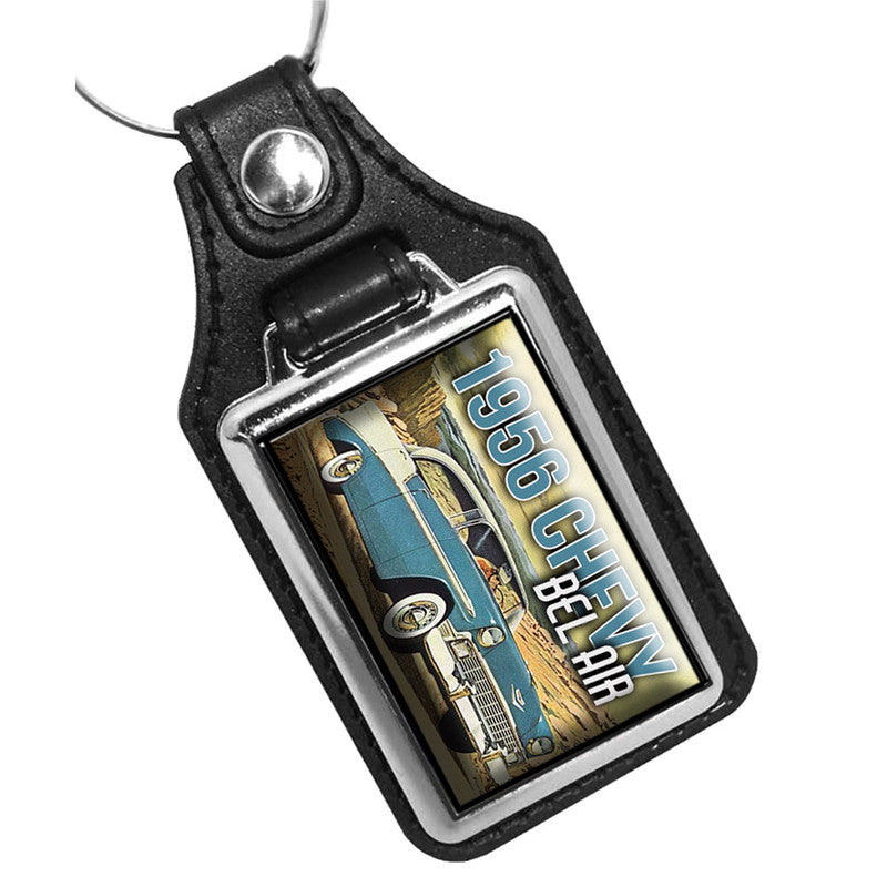 KR-849 Key Ring - Classic 1956 Chevrolet Bel Air Two Tone Design