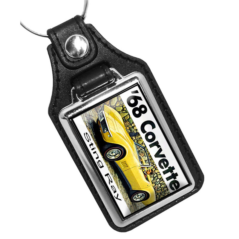 KR-868 Key Ring - Classic 1968 Chevrolet Corvette Stingray Convertible