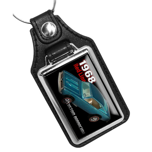 KR-874 Key Ring - Classic Hot Wheels Custom Barracuda Die Cast Car