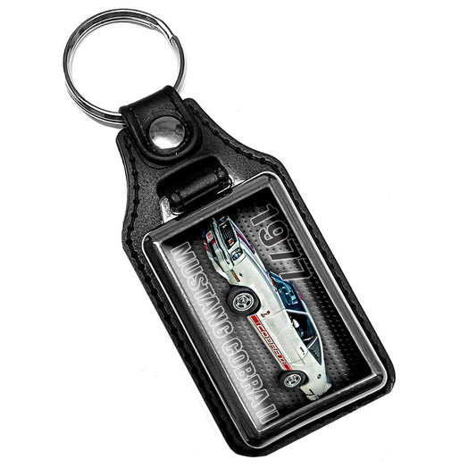KR-878-1 Key Ring - Classic 1968 Ford Capri Sport Coupe Red