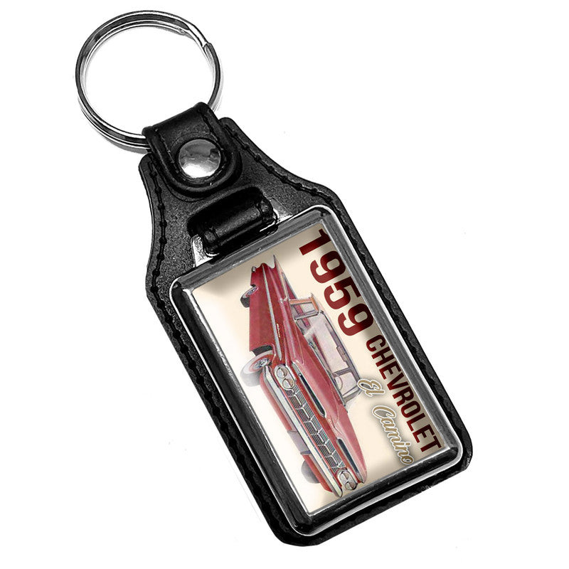 KR-882 Key Ring - Classic 1959 El Camino Pick Up Truck