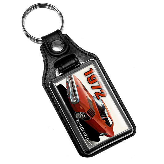 KR-886 Key Ring - Classic 1972 Plymouth Roadrunner Muscle Car
