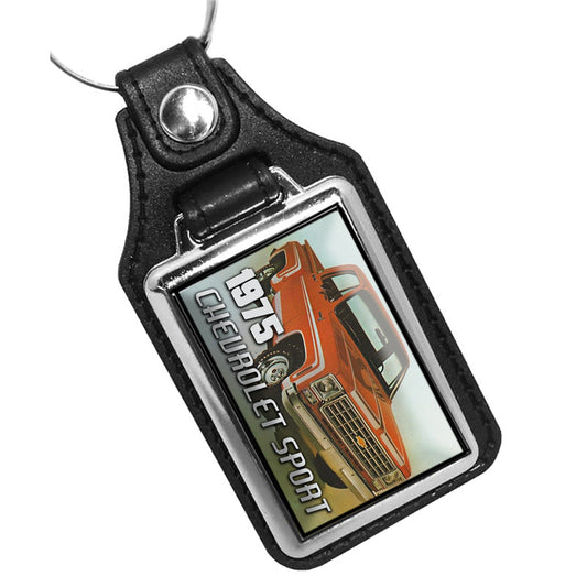 KR-953 Key Ring - Classic 1975 Chevrolet Custom Sport Pick Up Truck